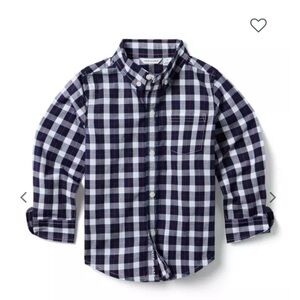 Janie and Jack. 
The Plaid Poplin Shirt